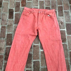 Levi’s 501 Raw White Oak Cone Denim 38x32